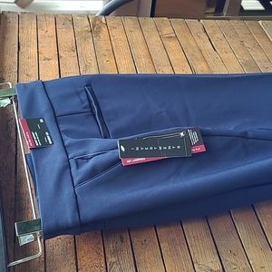 Dillard's Investments brand dress pants navy blue womens. 1 lot of 2 pairs.